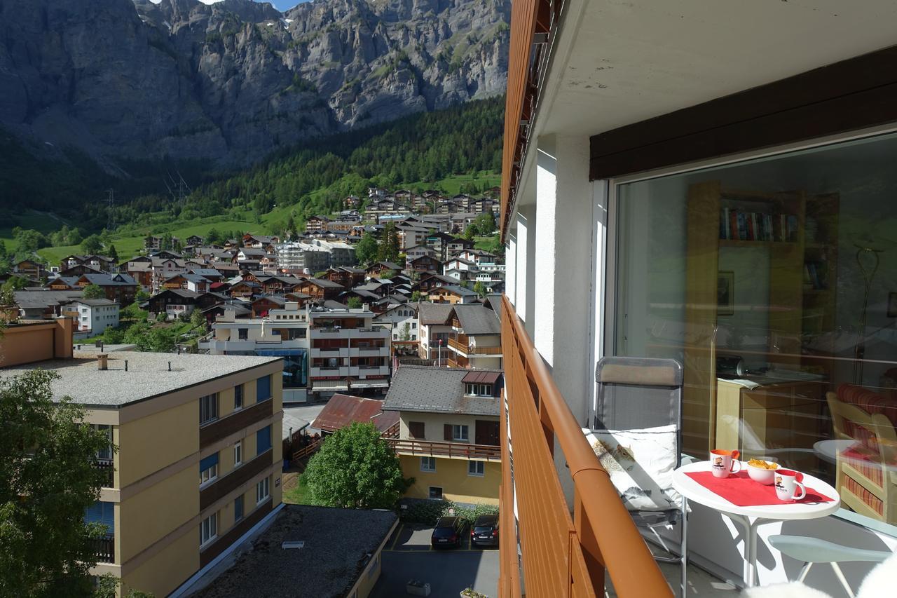 Studio Willimann Haus Dala im 4 Stock Leukerbad Exteriör bild