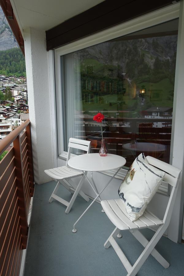 Studio Willimann Haus Dala im 4 Stock Leukerbad Exteriör bild